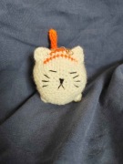 Szydełkowy Breloczek Kotek – Model: Imbir