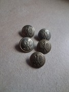 Guziki oficerskie WP II RP - małe - sygnowane