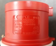 Nowe wtyki siłowe 32A /5 firmy PCE jako komplet 5 szt.