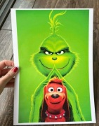 Plakat A4 kodak grinch poster 