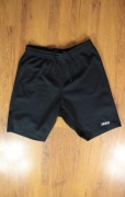 Szorty Jako r. M sportowe męskie czarne poliestrowe 