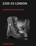 WYSOKIE OBUWIE OCHRONNE BHP TRZEWIKI ROBOCZE VM FOOTWEAR LONDON 2330 S3 42