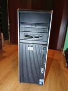 HP Z400, Chłodzenie wodne, Xeon 8 x 3.20GHz, 16GB RAM, Radeon RX 470 4GB