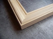 Surowa rama do obrazu lustra na zamówienie 50 x 50 cm 