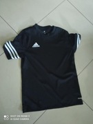Koszulka T-shirt ADIDAS czarna 164 cm szybkoschnąca