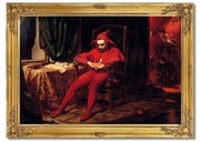 Obraz olejny malowany 105x75 Jan Matejko STAŃCZYK rama złota na prezent