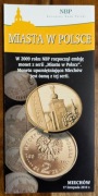 Folder NBP 2010 -  Miechów Miasta w Polsce 2 zł GN