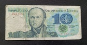 Stary banknot Polska 10 zł 1982 rok PRL 