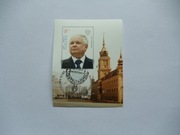 Blok 367 18 IX Lech Kaczyński - prezydent Warszawy kas FDC 