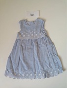 Sukienka niebieska błękitna 80 86