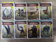 Gazetki kolekcjonerskie Fakt Dinozaury cz. 3, 5, 7, 8, 11, 18, 23, 24