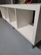 Szafka Kallax z nóżkami biała 