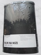 STOJAK NA NOŻE - BLOK DO NOŻY - CZARNY - POMIEŚCI WIELE SZTUK NARAZ