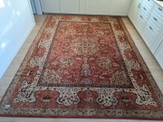 Przepiękny salonowy maszynowo tkany welnainy dywan 247x350cm 