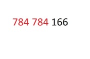 Złoty numer złote numery 784 784 166