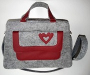 Torebka filcowa EKO na ramię, model KasaR 08