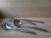 Zestaw przyborów kuchennych 4 szt stal nierdzewna