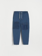 Tkaninowe spodnie z kieszeniami RESERVED 3535N-59X r. 164