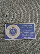 Plakietka Odznaka Straż Pożarna OSP Piotrków Tryb. Wręczenie sztandaru.