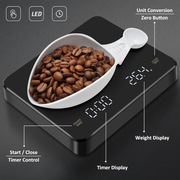 OBEST Mini cyfrowa waga do kawy z timerem