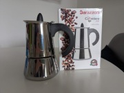 Kawiarka Barazzoni La Caffettiera Inox 2 filiżanki 