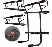 WIELOFUNKCYJNY DRĄŻEK DO PODCIĄGANIA 4W1 STACJA DIP I TASMY TRENINGOWE