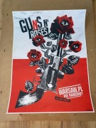 Guns N' Roses Warszawa 2025 Litografia 125/300