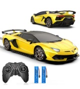 Zdalnie sterowany samochód Lamborghini w skali 1:16 z reflektorami
