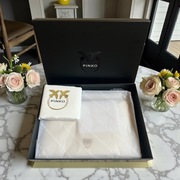 PINKO TOREBKA FLAT CLASSIC NOWA ORYGINALNA BIANCO BAG PINKO LOVE SKÓRA