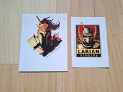 Naklejki Larian Studios Rycerz PGA 2025 Zestaw 2 szt Baldur’s Gate