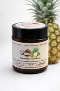 Świeca sojowa Ananas 120 ml – ręcznie robiona | Rubinowe Candles
