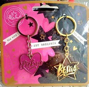 Prezent dla pary dla niej dla niego zestaw breloczków Piękna i bestia