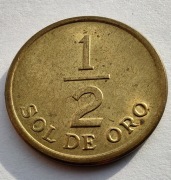 PERU 1/2 Sol 1976 ŁADNA