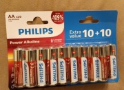 Baterie AA Philips  LR6 - opak.- 20 szt