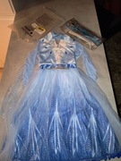 Elza Sukienka Kraina Lodu II + ZESTAW AKCESORIÓW Korona 5w1 Rozmiar 110