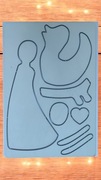 543 Anioł 3D do decoupage Ozdoba Własnoręczne Gratis