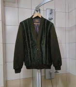 Sweter klasyczny XL Męski Tonipel wełniany rozpinany na guziki  z długim r