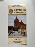 DRAMBURG DRAWSKO POMORSKIE MAPA REPRODUKCJA 