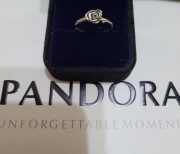 Pierścionek Pandora róża srebrny s925 