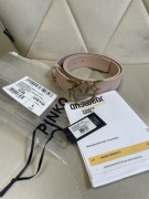 Pinko pasek Love Berry Simply H3 złoty różowy L rachunek Answear nowy też M