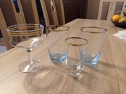 Szklanki, literatki i kieliszki, kpl po szt