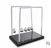 QLKUNLA KULKI NEWTONA DUŻE WAHADŁO NEWTONA, KOŁYSKA NA PREZENT.