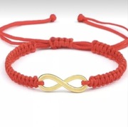 Bransoletka nieskończoność sznurek.