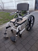 Mobilex wózek inwalidzki, toaletowy, krzesło toaletowe do 130kg