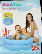 Basen dla dzieci 2-pierścieniowy niebieski 