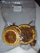 susz wigilijny dekoracyjny, pomarańcze. anyż, cynamon