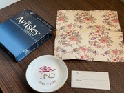 AYKANEY Mała paterka patera talerzyk podstawka porcelanowa 11 cm