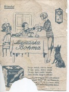 REKLAMA MIESZANKI BOHMA-BIBUŁA