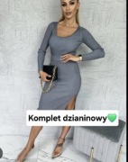 Komplet damski różowy regular rozmiar S/M