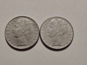 [ moneta] 100 Lirów Włochy 1971 i 1978 Republika Italiana 2 monety